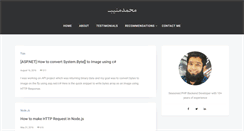 Desktop Screenshot of mmuneeb.com
